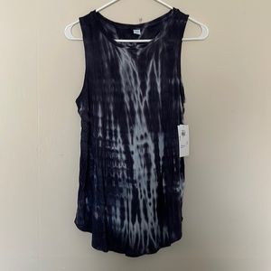 Old Navy Luxe Tie Dye High Neck Tank Top